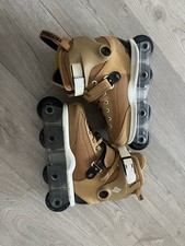 USD Carbon Brown Aggressive skates  UK SIZE 7/EU 42
