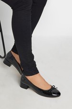 LTS Heeled Ballet Pumps In
