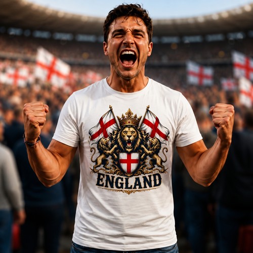 England lion shield football - england,