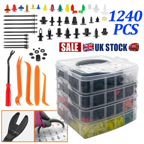 1240 car body trim clips - body,