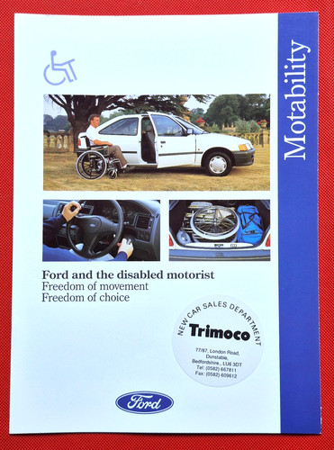 1991 ford motability sales - 1991,
