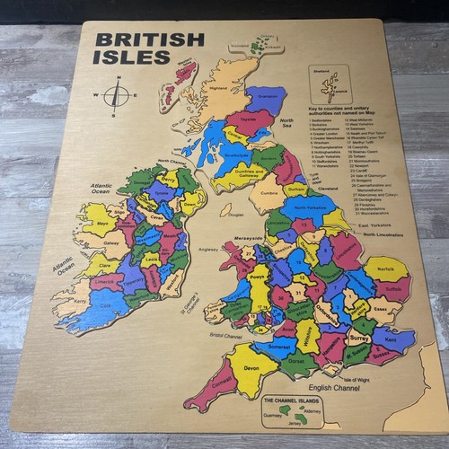 Big jigs wooden puzzle map - big,
