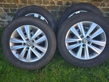 17" VOLKSWAGEN TRANSPORTER CASCAVEL ALLOY WHEELS 7E0601025L CARAVELLE T5 T6 VW