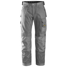 Snickers 3312 Craftsmen Trousers, DuraTwill Grey 39" Waist 30" Leg - Snickers Si