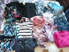 Large Bundle Of Ladies Clothes Size 10 Includes M&S,White Stuff Etc 20 Items