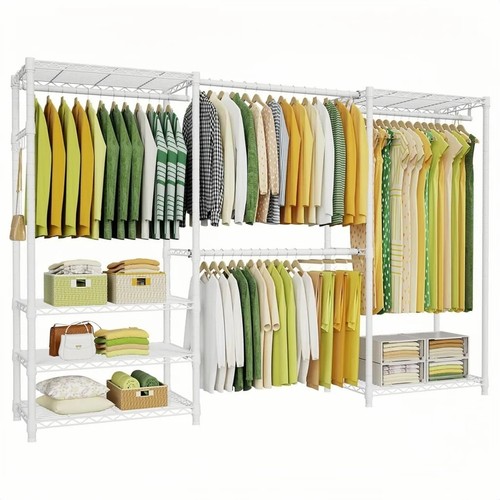 Heavy duty double clothes rail - clothes,