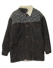 NAJ OLEARI Boys Denim Coat 13-14 Years Black BZ07