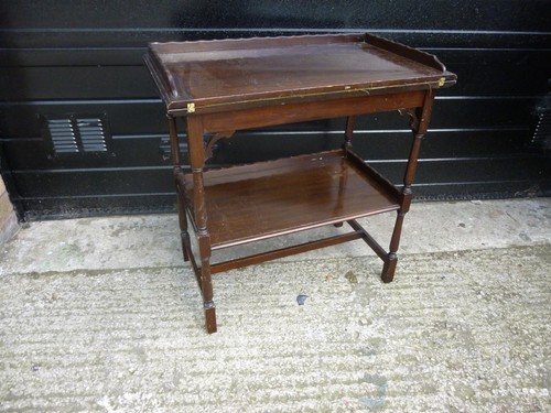 Vintage mahogany swivel fold - mahogany,