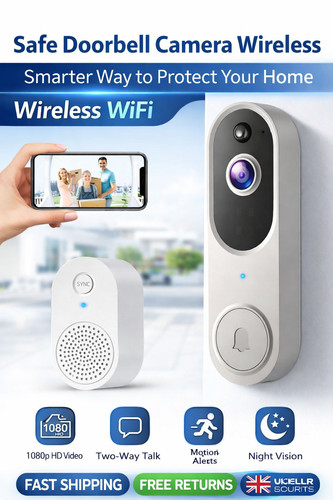 Wireless video doorbell camera - wireless,