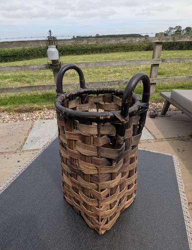Wicker umbrella basket walking - basket,
