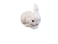 Rabbit Figurine, White, 6cm