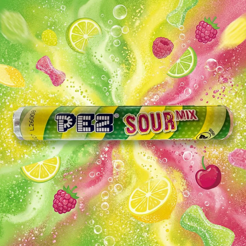Pez giant sour mix roll - mix,