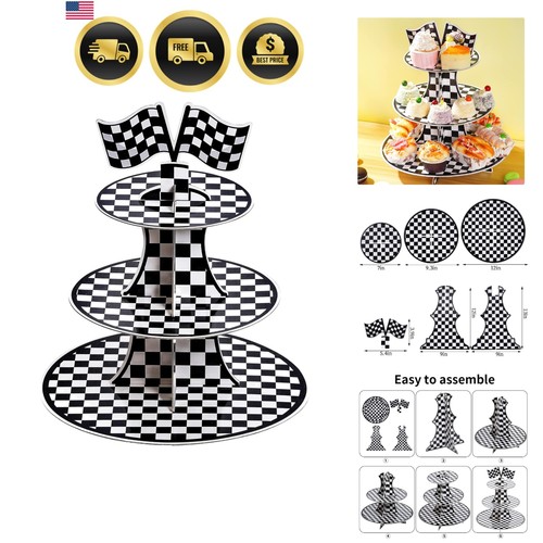 Tier round cardboard cupcake - round,