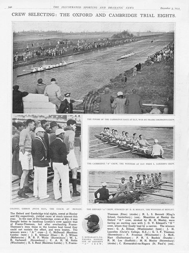 Rowing the oxford cambridge - the, &