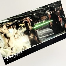 Star Wars Episode 1 Movie Promo Card Promotional Rare Film Vintage Memorabilia