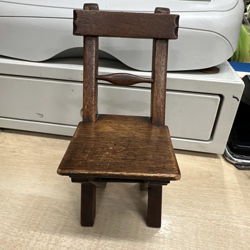 Vintage hand made dolls chair - hand,