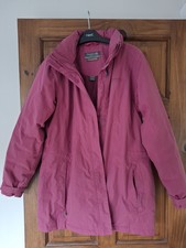 Regatta Hydrafort Coat Ladies Pink Waterproof Jacket Size 10