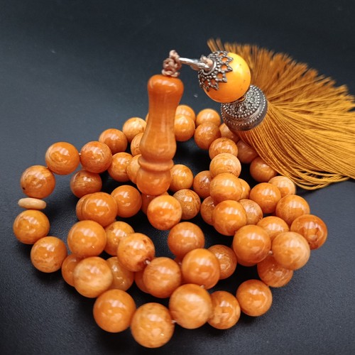 Antique colour amber prayer - colour,