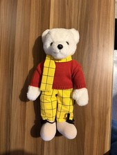 MINT condition Vintage collectable Rupert the Bear by Real Soft Toys, 1986