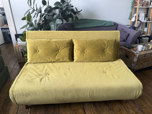 Made com yellow - yellow, fabric