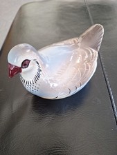 Vintage Terrine/Pate Dish In Form Of A Pidgeon 7" X 5" Good Used Condition 