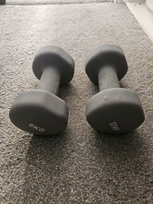Weights Grey 6kg Dumbells