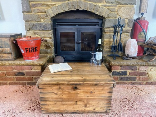 Antique pine chest vintage - chest,,