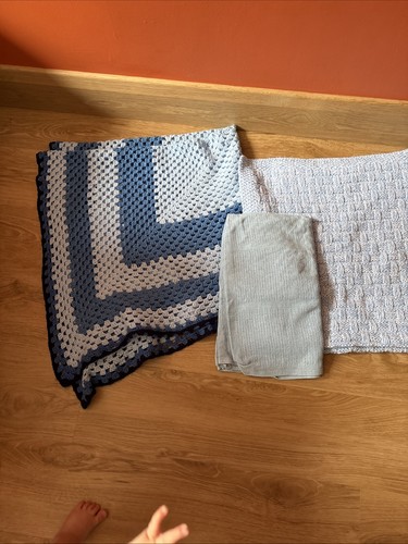 Knitted baby blankets - 3, blankets.