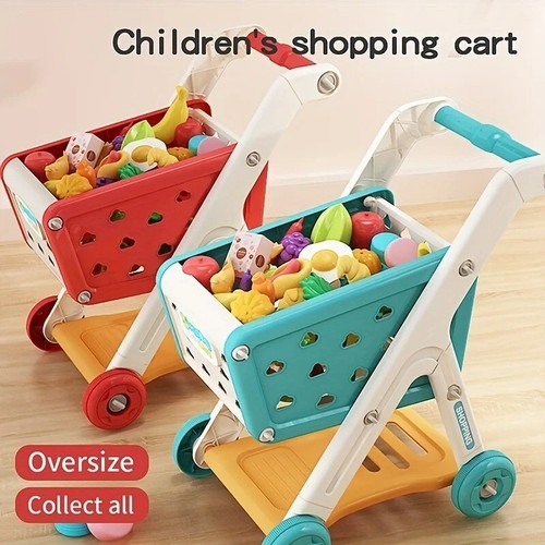Kids shopping cart toy - shopping, –