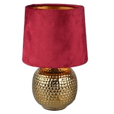 Gold Ceramic Hammered Globe