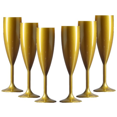 Gold polycarbonate champagne - gold,