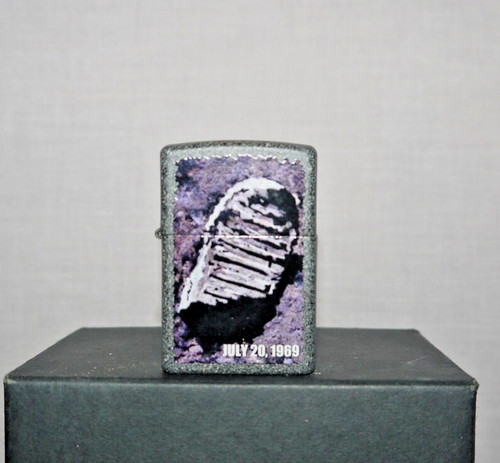 Zippo moon footprint - zippo, lighter