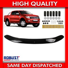BONNET WIND STONE DEFLECTOR PROTECTOR GUARD FOR FORD RANGER 2011-2015