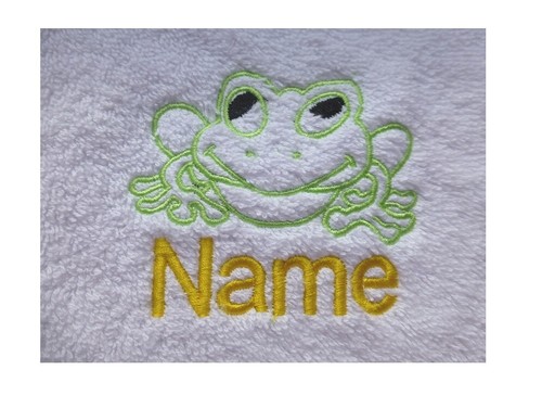 Child pink hooded robe - child's,