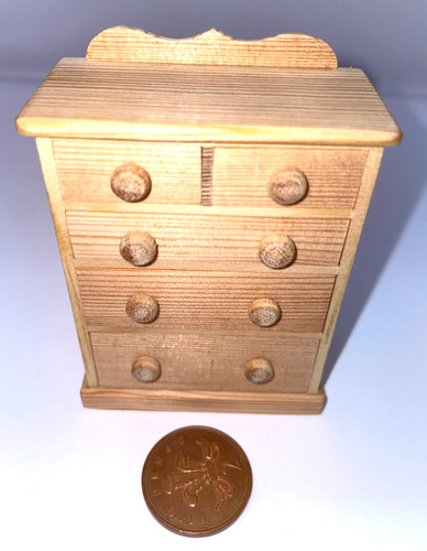 Dolls house chest drawers - house, of