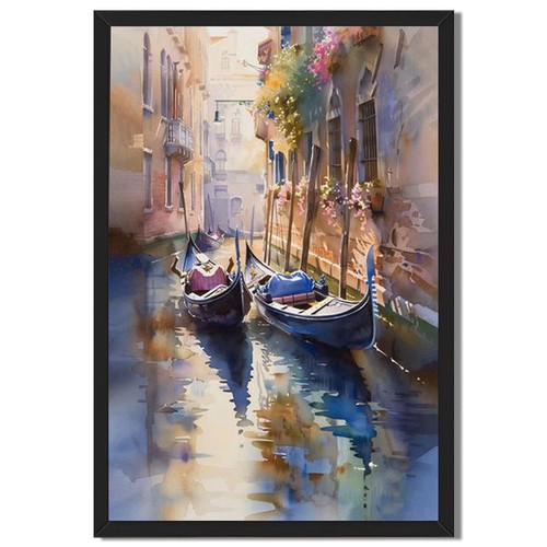 Venice canal gondolas wall - canal,