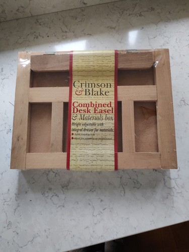 Desk easel and materials box - and,