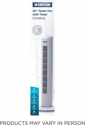 Tower fan white - 32",