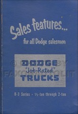 1951 Dodge Truck Data Book