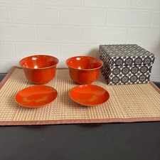 Japanese Lacquer Bowl & Plate