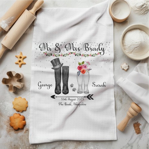 Personalised wedding tea - personalised,