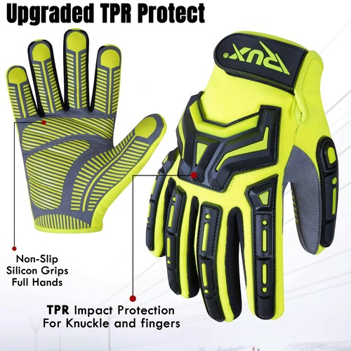 Anti cut work gloves - with, tpr