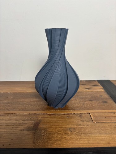Printed vase spiral flower - 3d,