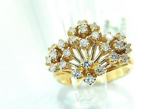 Unique 14k yellow - 14k, 3/4ct