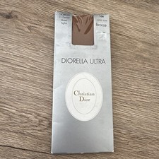 Diorella Ultra 106 One Size Bronze 15 Denier Sheer Tights Christian Dior