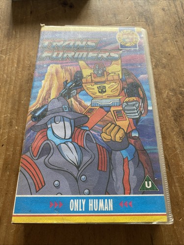 Transformers only human vhs - transformers,