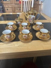 Antique coffee set with sugar