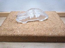 Vintage 1980s  Porsche 911 Car Crystal Frosted Paperweight 6'' Hofbauer???