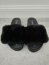 Primark black fluffy fur
