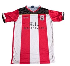Ilkeston Town FC Home Football Shirt Medium By Tag Poss Game Worn #14 